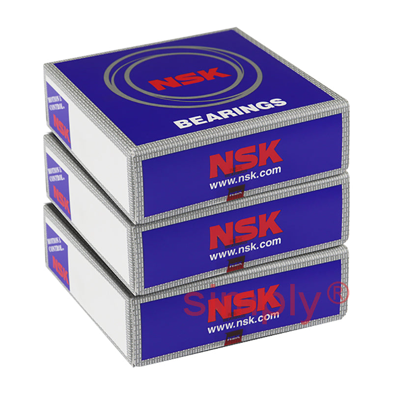 NSK 7918A5TRDUDMP3 Super Precision Angular Contact Spindle Bearing 90x125x18mm (Set of 3)