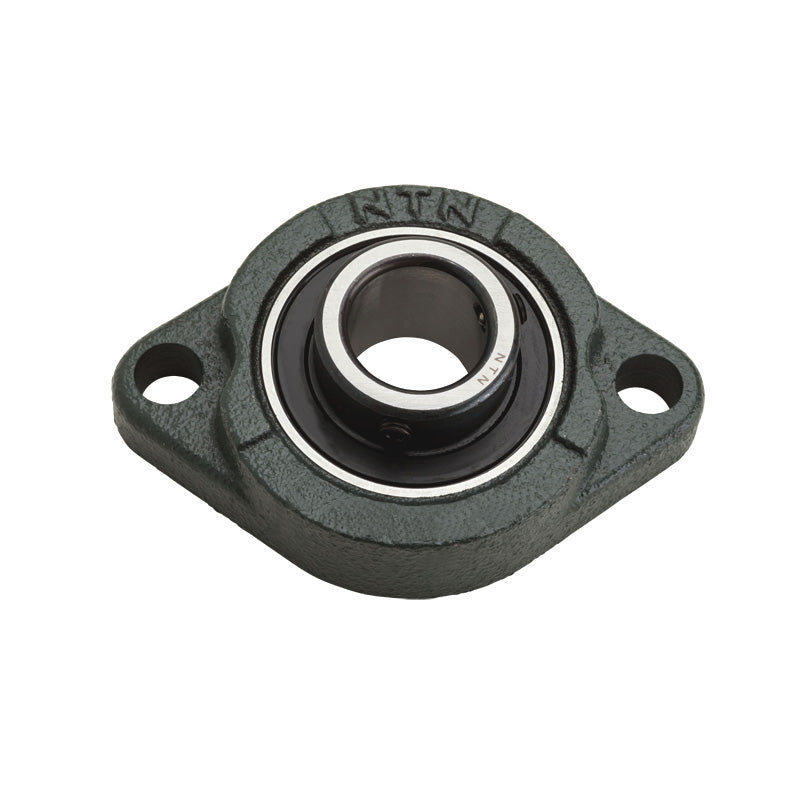 NTN M-ASFD207 Metric Two Bolt Oval Cast Iron Flange Housing with 35mm Bore Insert - Allow 2-3 Days