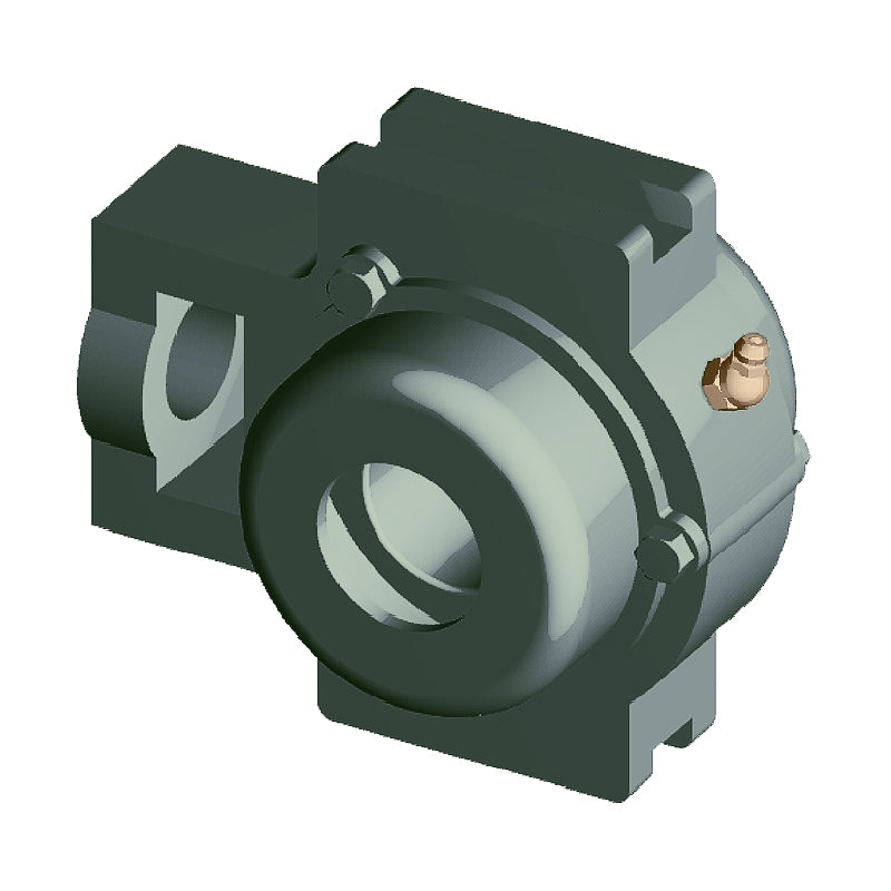 NTN C-UCTX12D1 Metric Cast Iron Take Up Unit with 60mm Bore Bearing Unit with Cast Iron Cover - Open Version - Allow 2-3 Days
