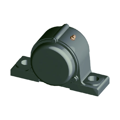 NTN CM-UKP211SD1/HS2311 Imperial Cast Iron Two Bolt Pillow / Plummer Block Housing with Cast Iron Cover - Closed Version - Insert and Adaptor Sleeve Fits 1-7/8 inch Shaft - Allow 2-3 Days