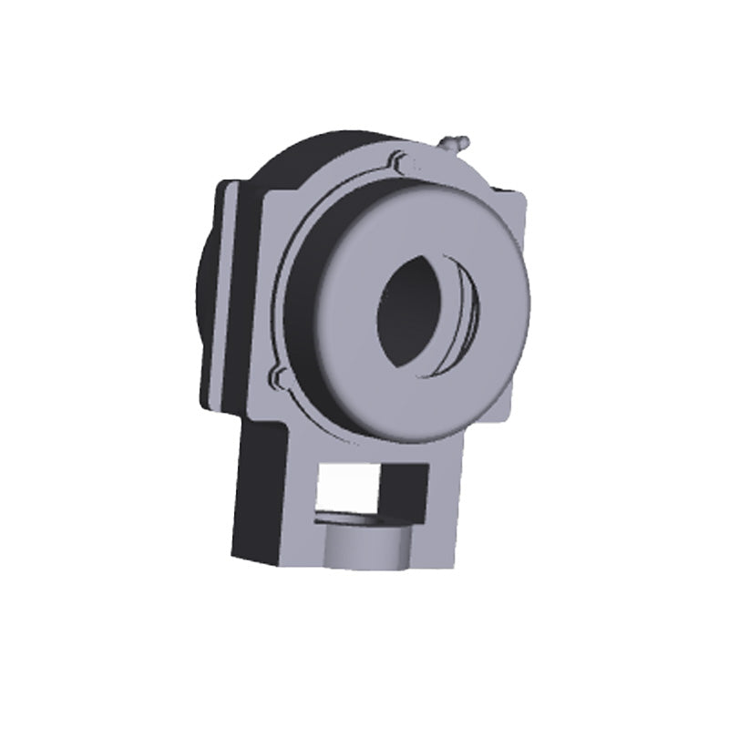 NTN S-UCT206D1 Metric Cast Iron Take Up Unit with 30mm Bore Bearing Unit with Steel Plate Cover - Open Version - Allow 2-3 Days