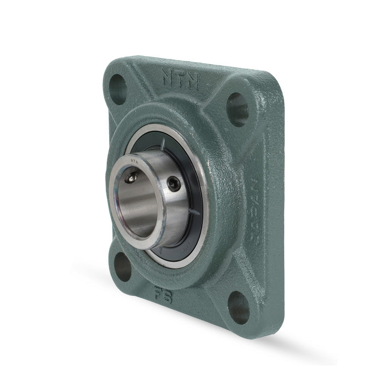 NTN UCF305D1 Metric Four Bolt Square Cast Iron Flange Housing with 25mm Bore Insert