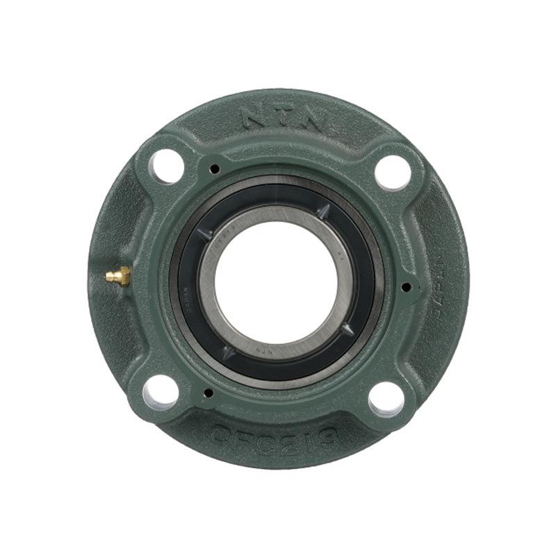 NTN UCFCX08-108D1 Imperial Four Bolt Cast Iron Round Flanged Housing with 1-1/2 inch Insert - Allow 2-3 Days