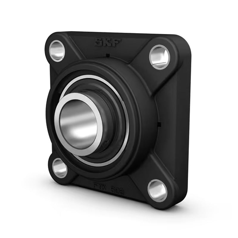 NTN UCFG216D1 Metric Four Bolt Square Steel Flange Housing with 80mm Bore Insert - Allow 2-3 Days