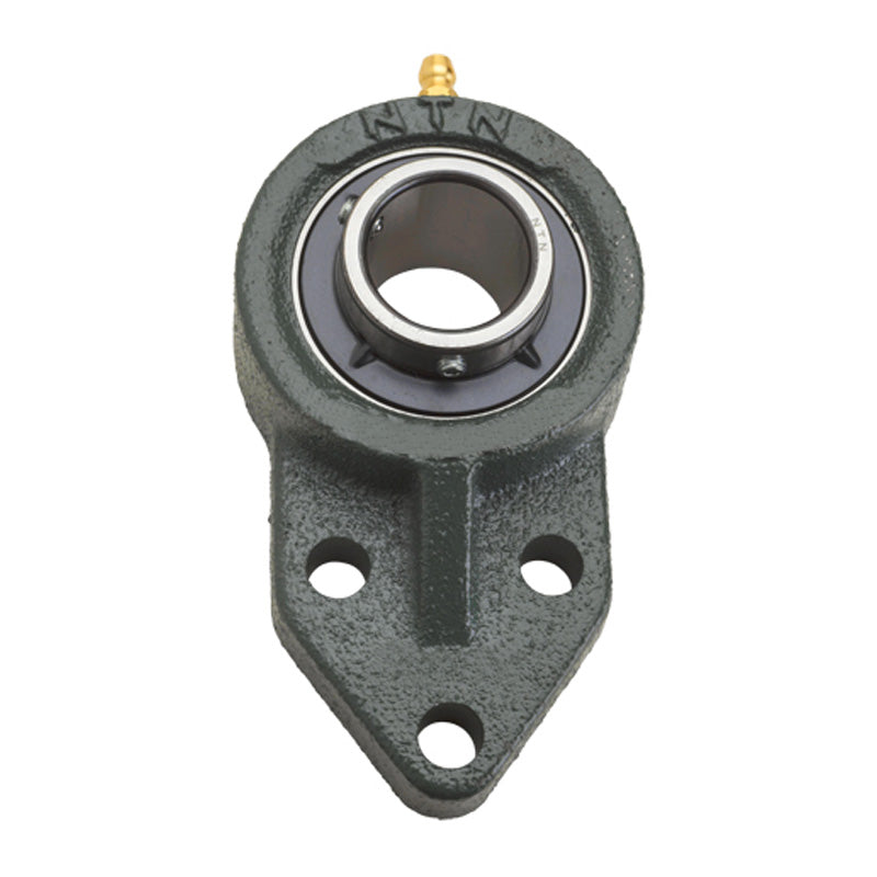 NTN M-UCFH205D1 Metric 3 Bolt Cast Iron Bracket Flange Bearing 25mm Bore