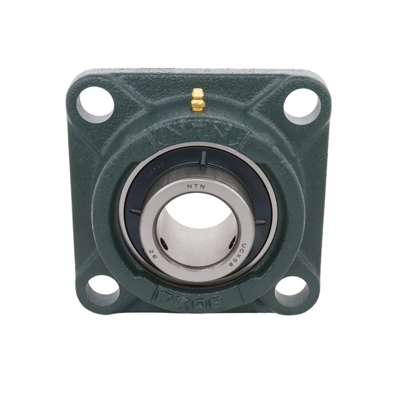 NTN UCFX16D1 Metric Four Bolt Square Cast Iron Flange Housing with 80mm Bore Insert