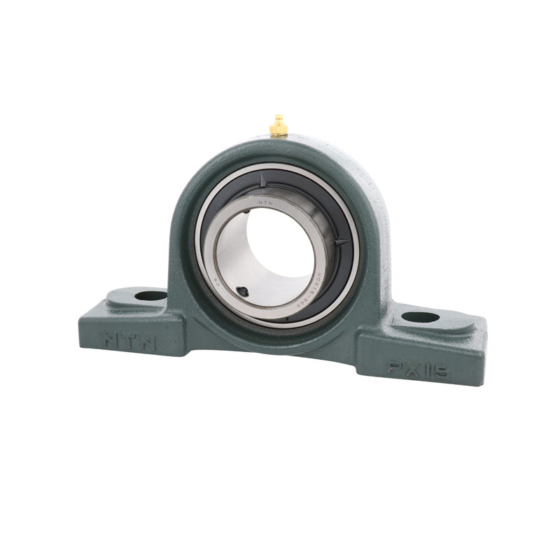 NTN UCPX10-200D1 Imperial Cast Iron Two Bolt Pillow / Plummer Block Housing with 2 inch Bore Insert - Allow 2-3 Days