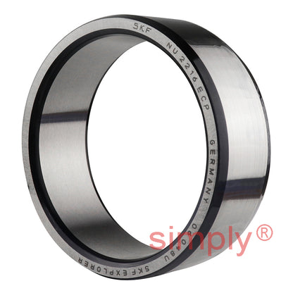SKF NU2216ECP Single Row Cylindrical Roller Bearing with Polyamide Cage 80x140x33mm