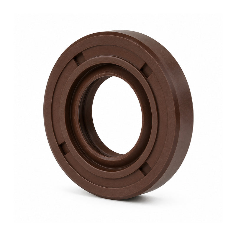 28x47x10mm TC / R23 Double Lip FKM Rubber Metric Rotary Shaft Oil Seal with Garter Spring