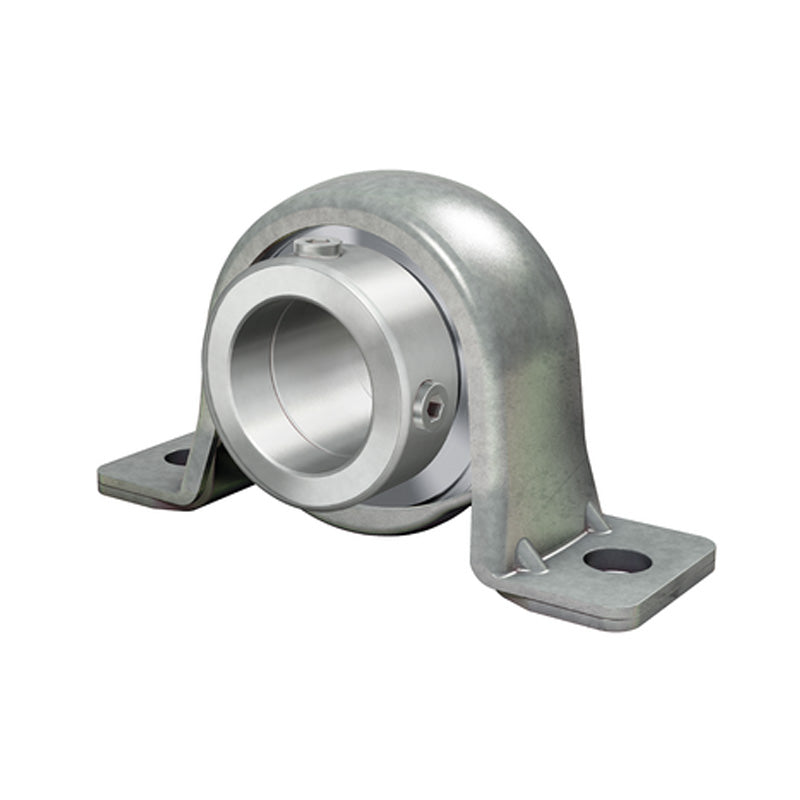 SKF P45WF Pressed Steel Plummer Block with Grub Screw Insert 45mm Bore