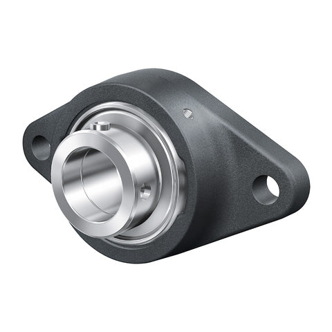 INA PCFT45XL Two Bolt Cast Iron Oval Housing with Eccentric Collar Insert 45mm Bore