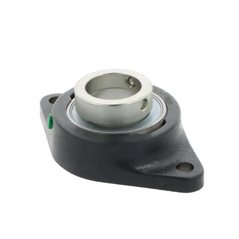 INA PCJ15XL Four Bolt Cast Iron Square Housing with Eccentric Collar Insert 15mm Bore