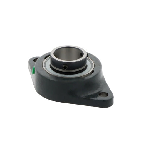 INA PCJTY15XL Two Bolt Cast Iron Oval Housing with Grub Screw Insert 15mm Bore