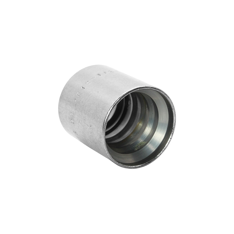 FLEXEQUIP/VOSS PF12 R2A Zinc Nickel Plated Ferrule Fitting with Skive for Hoses 3/16 inch SAE - Allow 2-3 Days