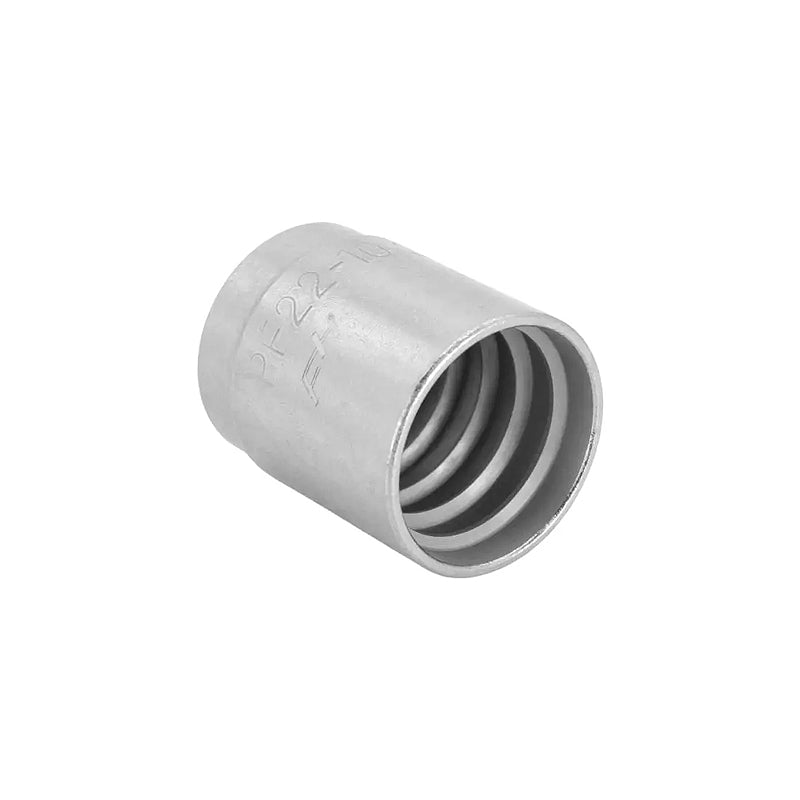 FLEXEQUIP/VOSS PF22 R1AT/R2AT Ferrule Fitting No Skive for Hoses 5/8 inch SAE - Allow 2-3 Days