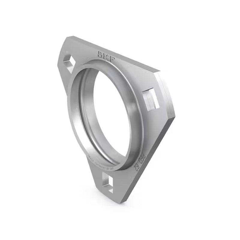 SKF PFD1-1/4TF Square Cast Housing with Grub Screw 1-1/4 inch Insert 