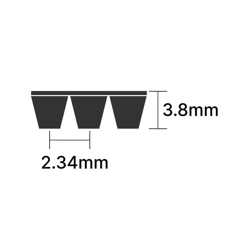 1854PJ/730J Pix Poly V Multiple Ribbed Belt 1854mm/73 inch Length with 17 Ribs Allow 2-3 Days