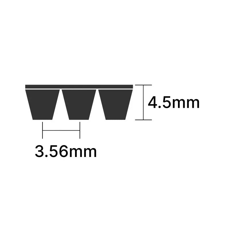 1220PK/480K Pix Poly V Multiple Ribbed Belt 1220mm/48 inch Length with 9 Ribs Allow 2-3 Days