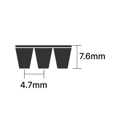 3086PL/1215L Pix Poly V Multiple Ribbed Belt 3086mm/121.5 inch Length with 30 Ribs Allow 2-3 Days