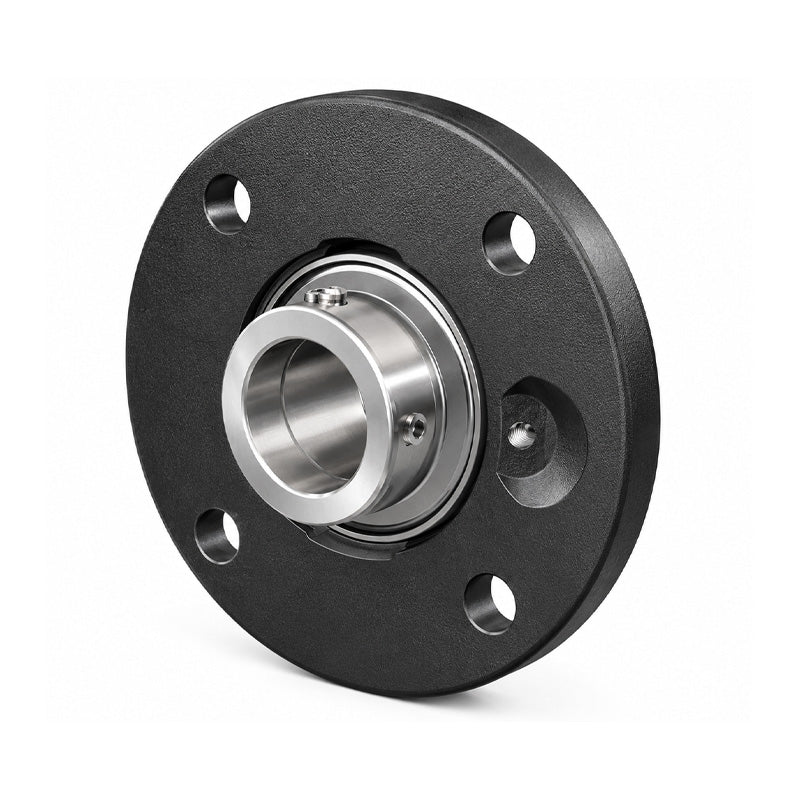 INA PME50XLN Four Bolt Cast Iron Round Housing with Eccentric Collar Insert 50mm Bore