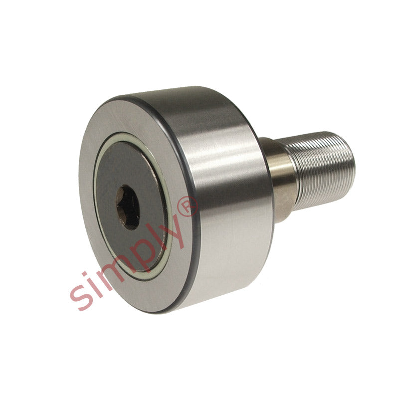 Budget PWKRE902RS Crowned Cam Follower with Eccentric Stud 90x35x35 M30x1.5 Thread