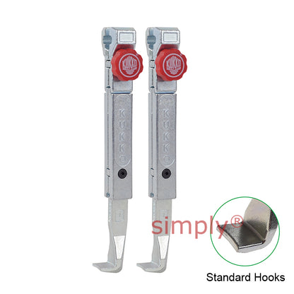 KUKKO Series 1-92-P Quick Adjusting Standard Pulling Jaws (Pair) 100mm Allow 2-3 Days