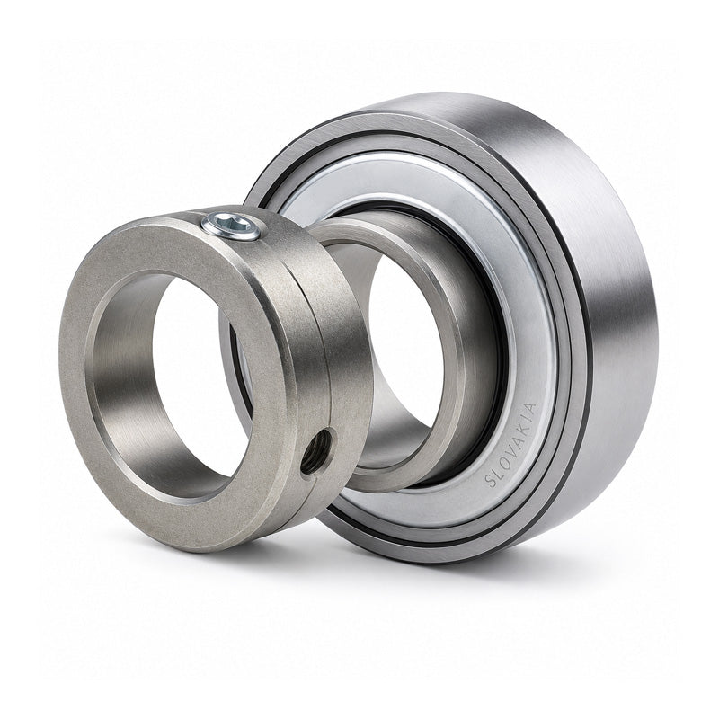 INA RA100NPPB Imperial Spherical Outer Bearing Insert with P Seals and Eccentric Collar 25.4x52x31mm - Allow 2-3 Days
