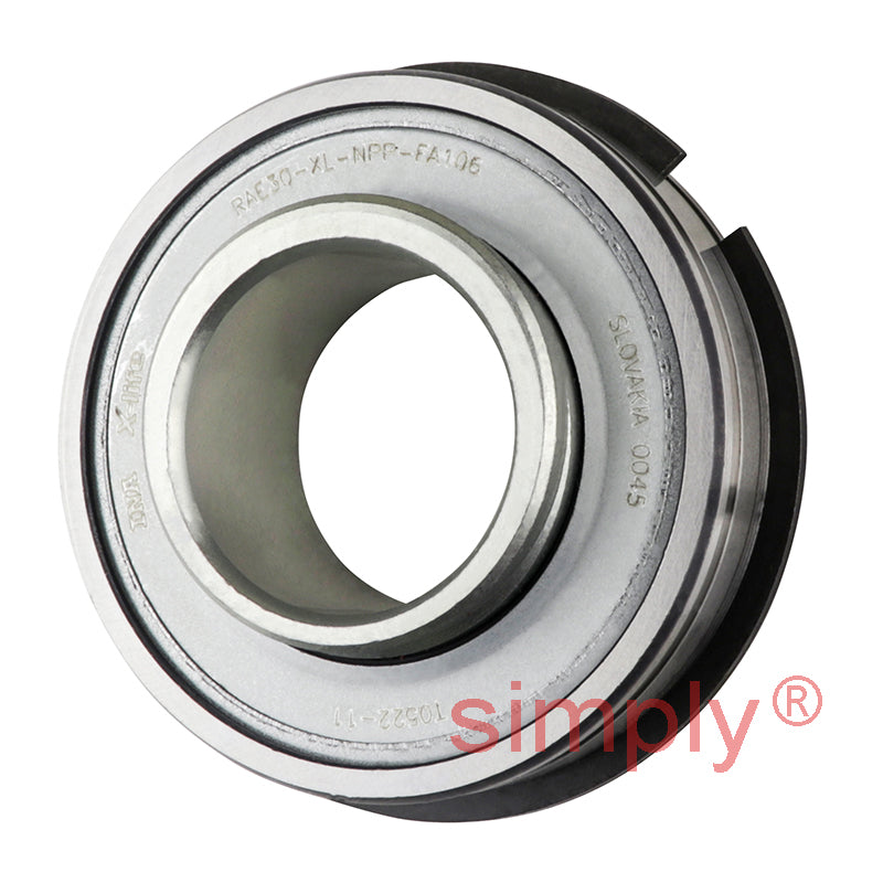 INA RAE30XLNPPNR Metric Parallel Outer Bearing Insert with P Seals and Slots in Outer Ring 30x62x35.8mm