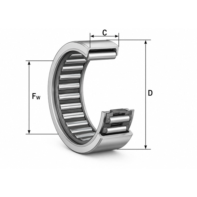 INA RNAO35-45-17 Machined Needle Roller Bearing 35x45x17mm - Allow 1-2 Days - Contact Us For Faster Delivery