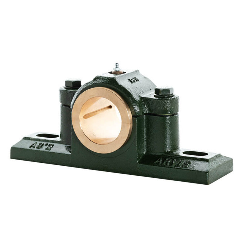 Major Brand SX48E Imperial Split Cast Iron Two Bolt Pillow / Plummer Block Housing with 3 inch Bore Gunmetal Bush Insert - Allow 3-4 Weeks