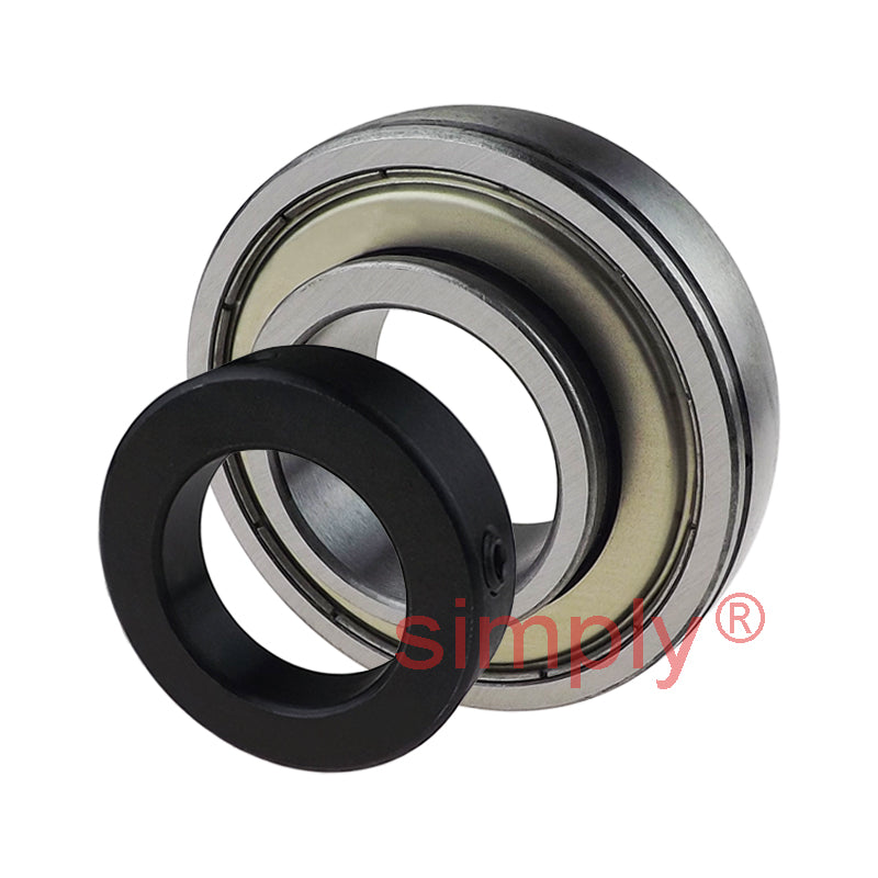 SA206-19 Imperial Bearing Insert with Locking Collar 1-3/16 inch Bore 62mm Outside Dia