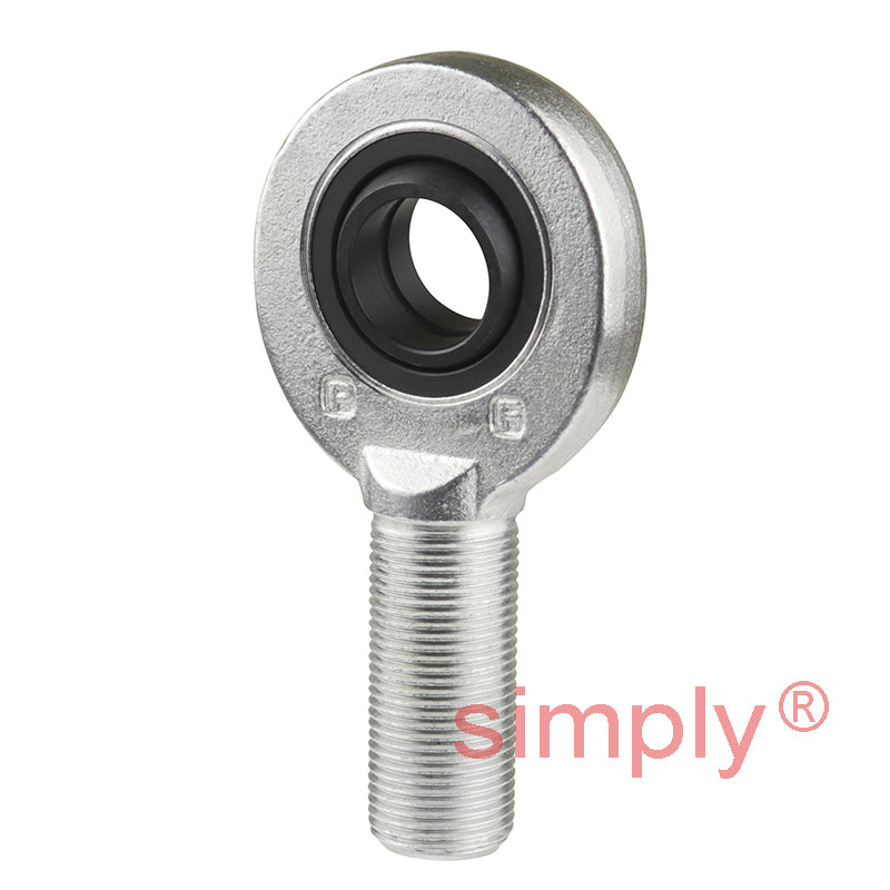 SKF SA20ES Right Hand Steel / Steel Plain Male Rod End M20x1.5 Thread