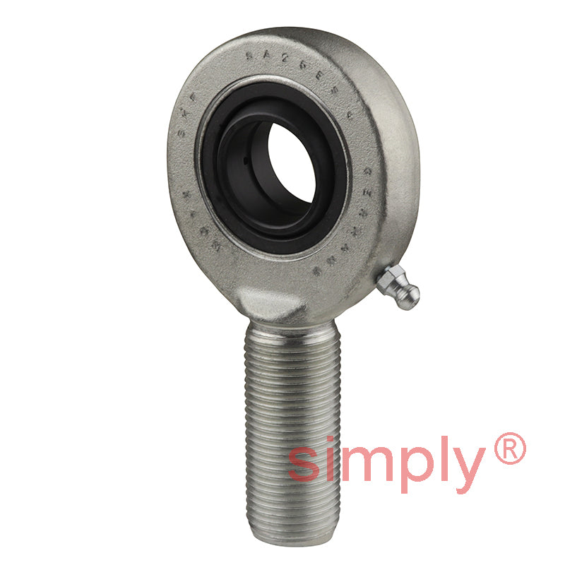 SKF SA25ES Right Hand Steel / Steel Plain Male Rod End M24x2 Thread
