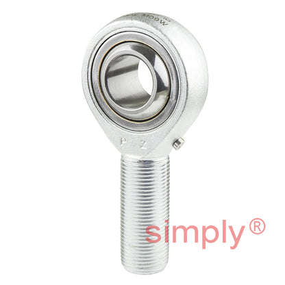 SKF SAKAC20M Right Hand Steel / Bronze Lined Plain Male Rod End M20x1.5 Thread