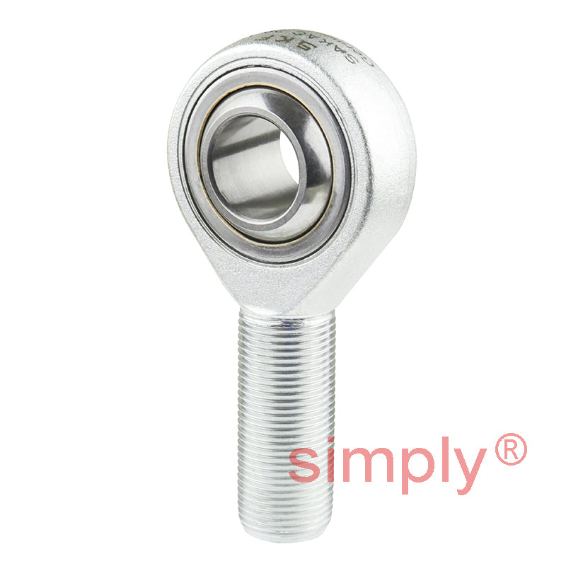 SKF SAKAC20M Right Hand Steel / Bronze Lined Plain Male Rod End M20x1.5 Thread