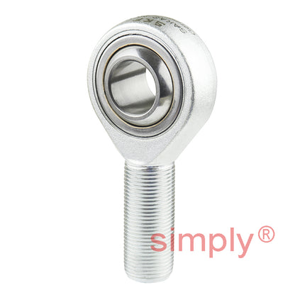 SKF SAKAC20M Right Hand Steel / Bronze Lined Plain Male Rod End M20x1.5 Thread
