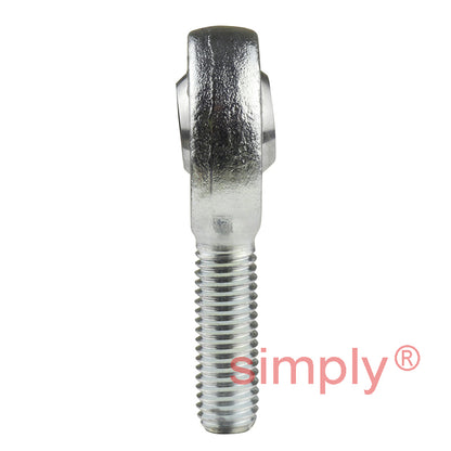 SKF SAKB10F Right Hand Steel / PTFE FRP Lined Plain Male Rod End M10 Thread