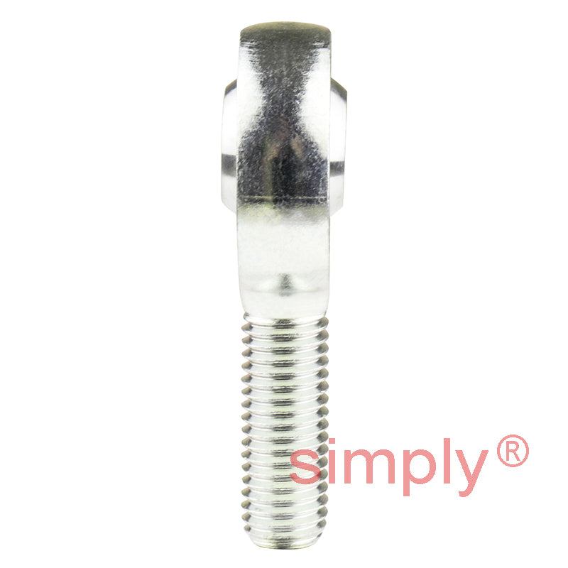 SKF SAKB12F Right Hand Steel / PTFE FRP Lined Plain Male Rod End M12 Thread