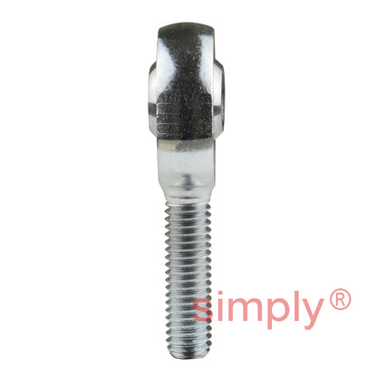 SKF SAKB8F Right Hand Steel / PTFE FRP Lined Plain Male Rod End M8 Thread