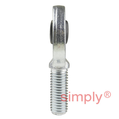 SKF SAL12E Left Hand Steel / Steel Plain Male Rod End M12 Thread