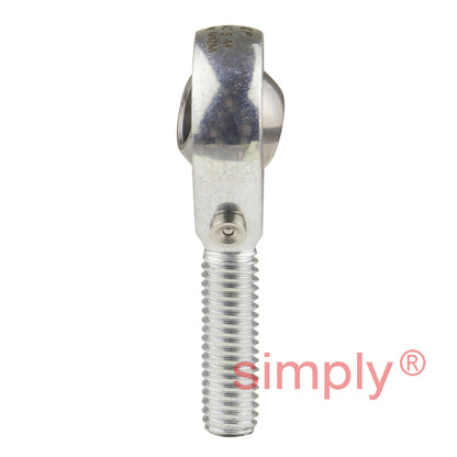 SKF SALKAC8M Left Hand Steel / Bronze Lined Plain Male Rod End M8 Thread