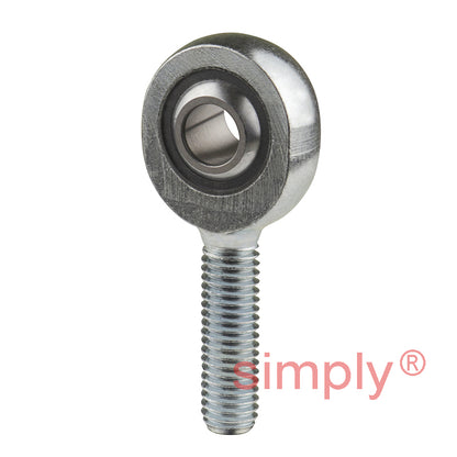 SKF SALKB8F Left Hand Steel / PTFE FRP Lined Plain Male Rod End M8 Thread