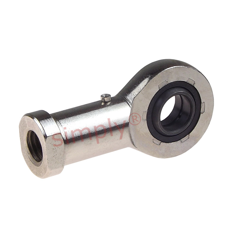 Codex SIL15ES Left Hand Steel / Steel Plain Female Rod End M14 Thread