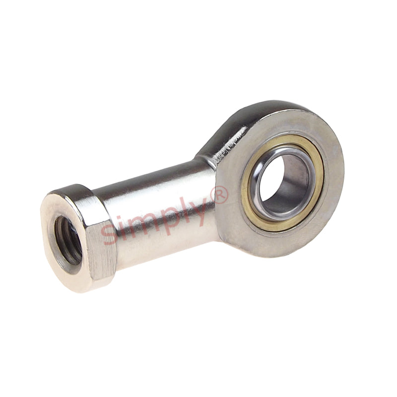 Codex SIL17C Left Hand Steel / PTFE Sintered Bronze Lined Plain Female Rod End M16 Thread