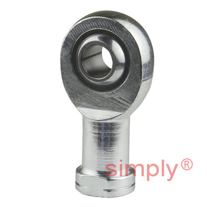 SKF SILKB10F Left Hand Steel / PTFE FRP Lined Plain Female Rod End M10 Thread