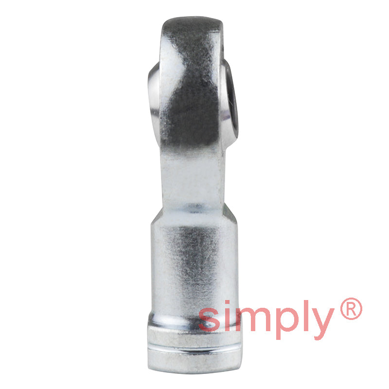 SKF SILKB6F Left Hand Steel / PTFE FRP Lined Plain Female Rod End M6 Thread