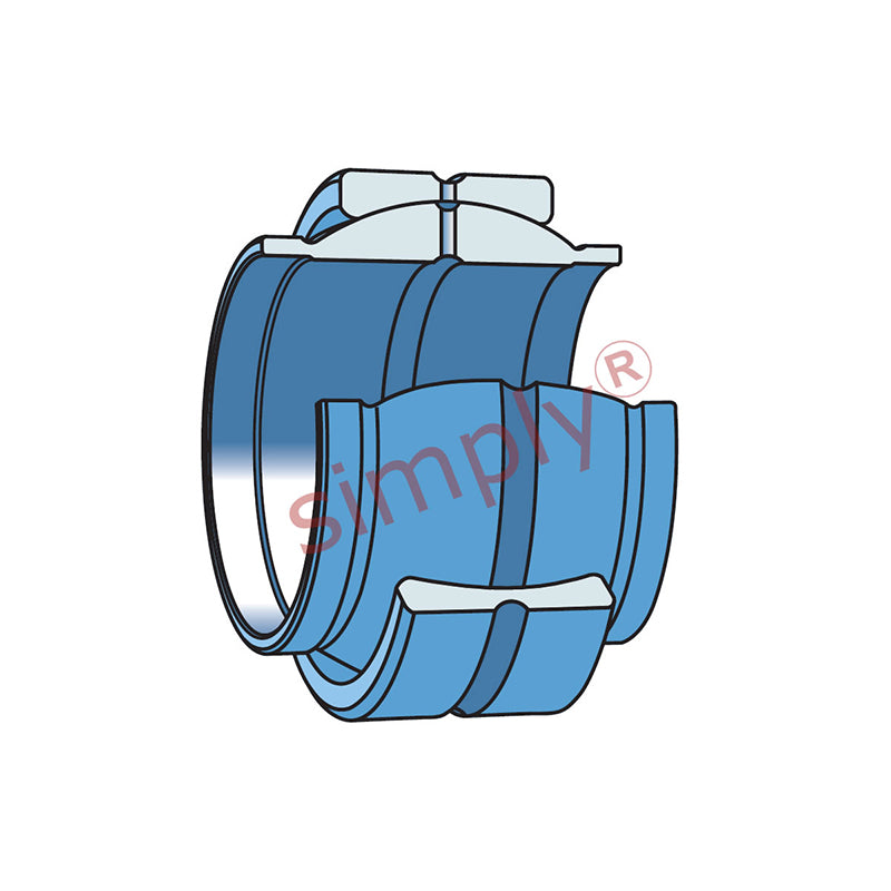 SKF GEG50ES Extended Inner Spherical Plain Bearing 50x75x50x28mm