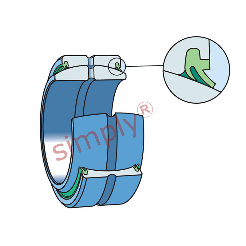 SKF GEZ400ES2RS Double Seal Spherical Plain Bearing 101.6x158.75x88.9x76.20mm
