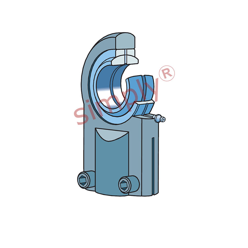 SKF SIJ50ES Right Hand Steel / Steel Clamp Type Female Rod End M33x2 Thread