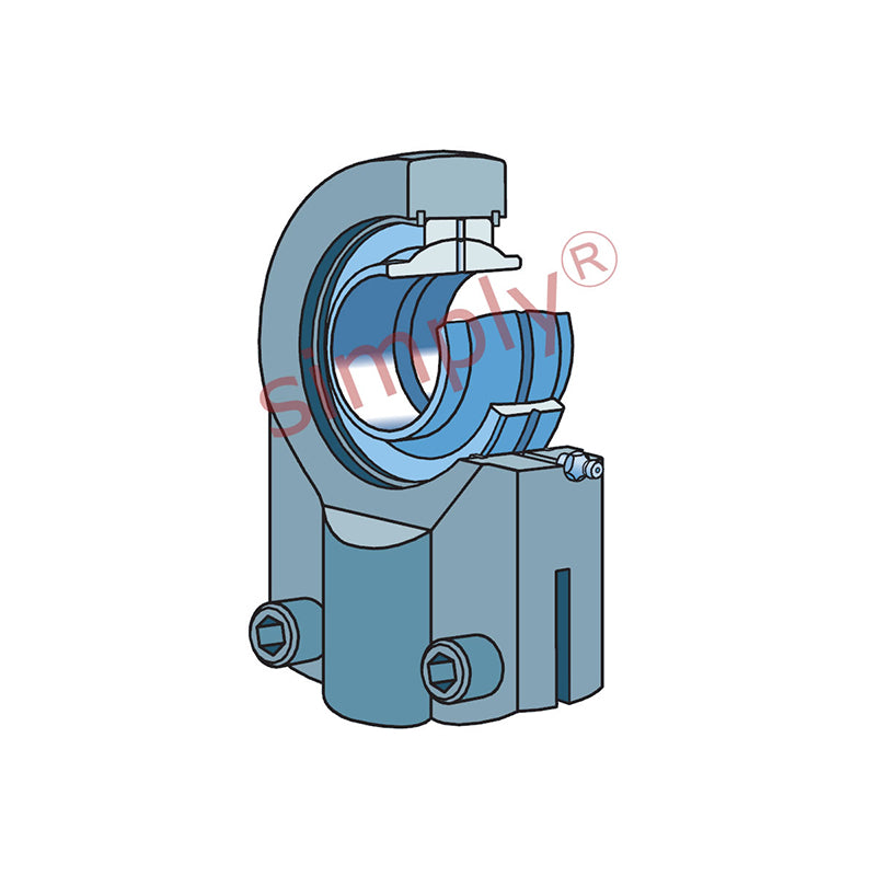 SKF SIQG80ES Right Hand Steel / Steel Clamp Type Female Rod End M64x3 Thread
